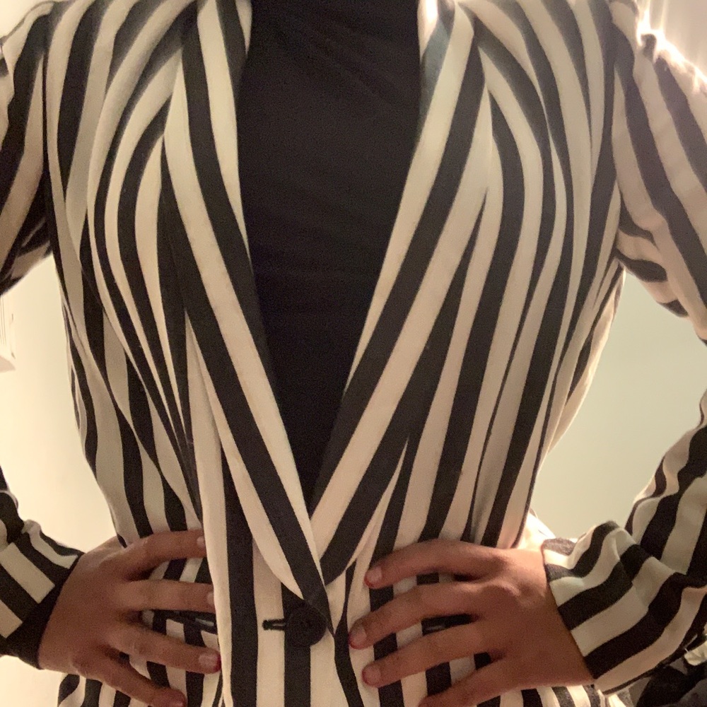 Striped blazer
